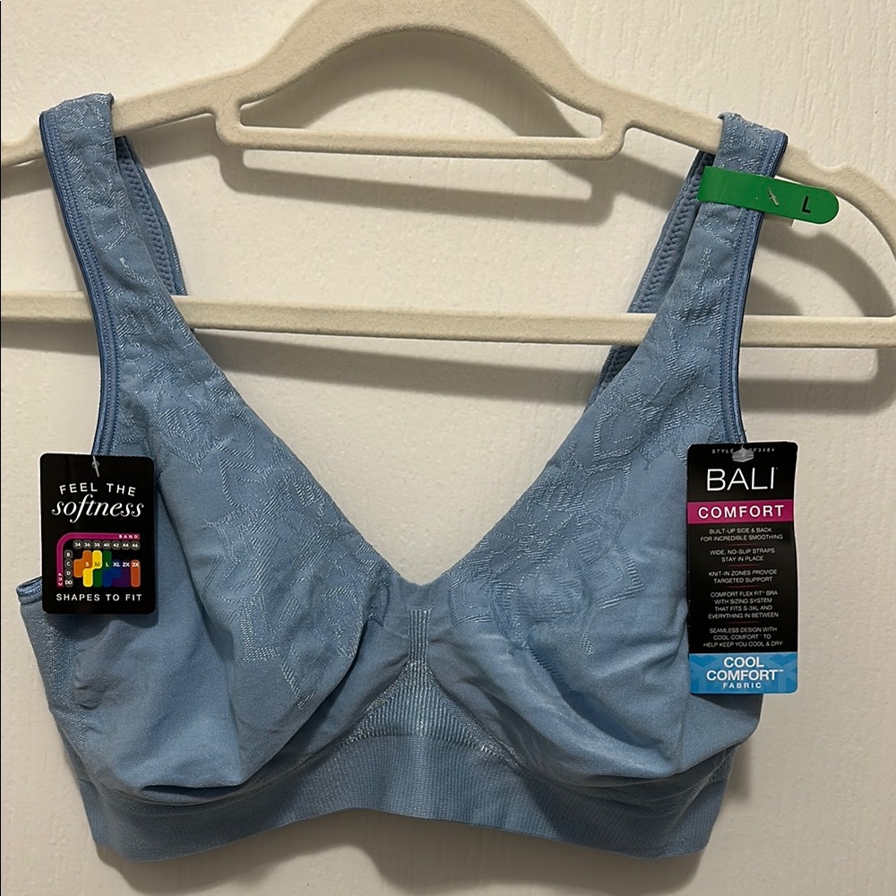 Bali Women's Blue Comfort Bra